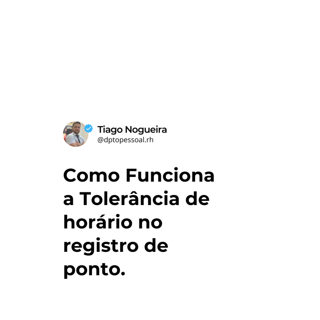 Como Funciona Tolerância de horário no registro de ponto