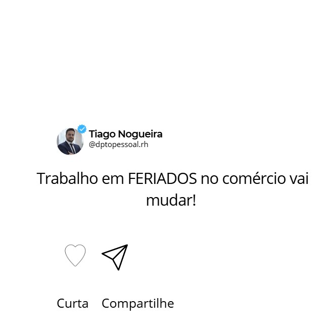 trabalho feriado